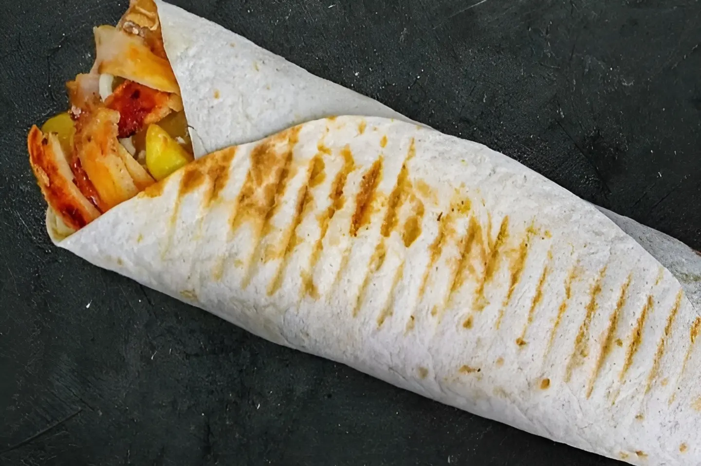 Large Shawerma Sandwich With Pomegranate Molasses
