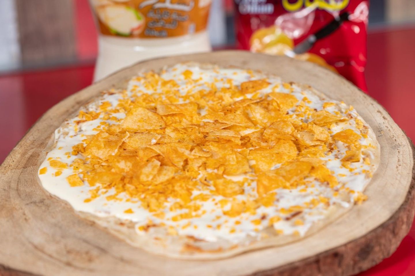 Chips Oman And Cheese Chapati