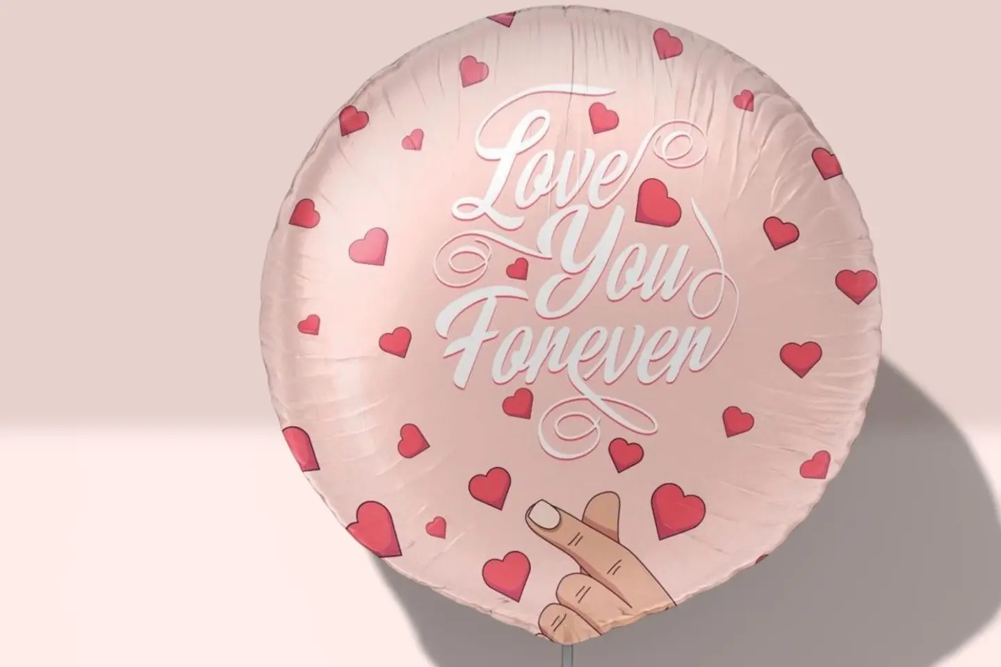 بالون احبك للابد