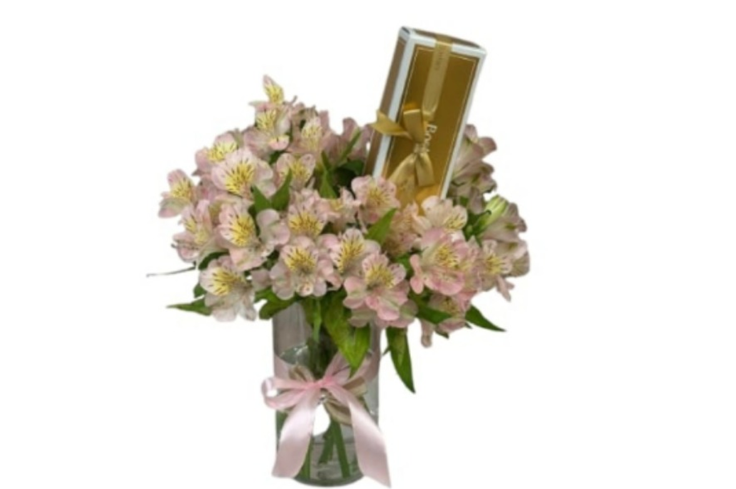 Faza And Flowers Astemeriya Clor Pink Wieth Choklet Bustani Number 26