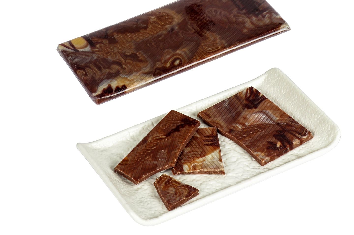Plain Marble Chocolate Bar