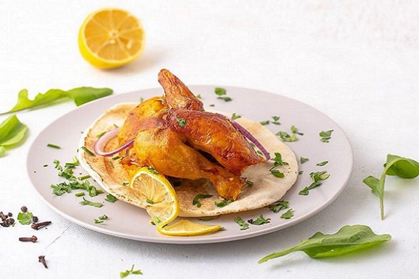 نص حبة دجاج شواية بدون رز