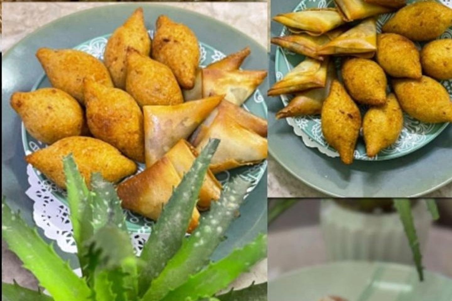 كبة لحم مقلية أربع حبات