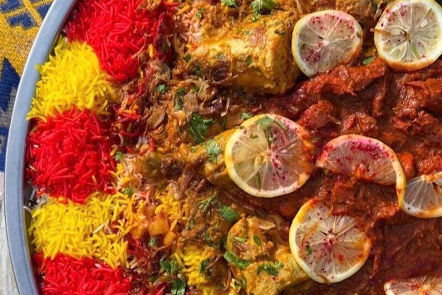 صحن عائلي برياني