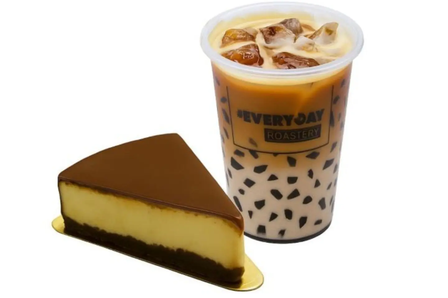 Cold Coffee + Marble Cheesecake