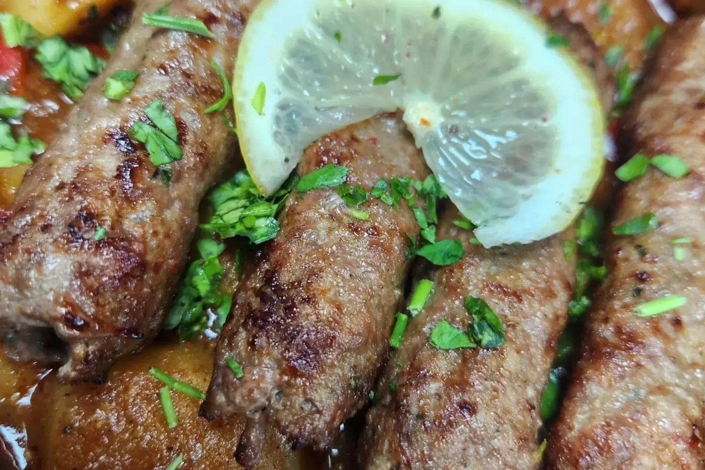 طاجن بطاطس بالكفتة