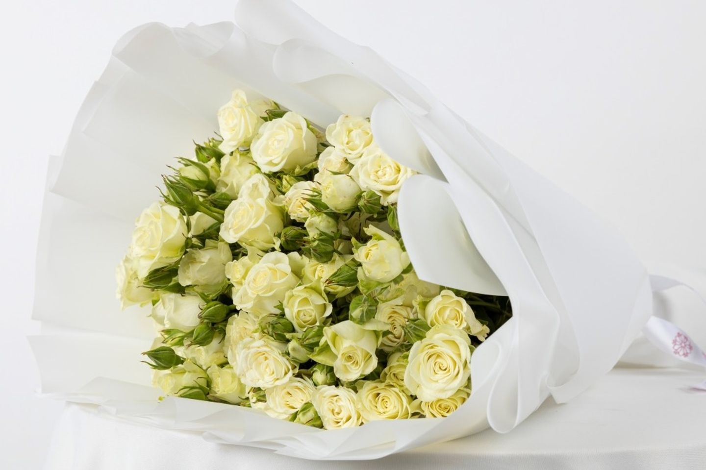 White Baby Rose Bouquet