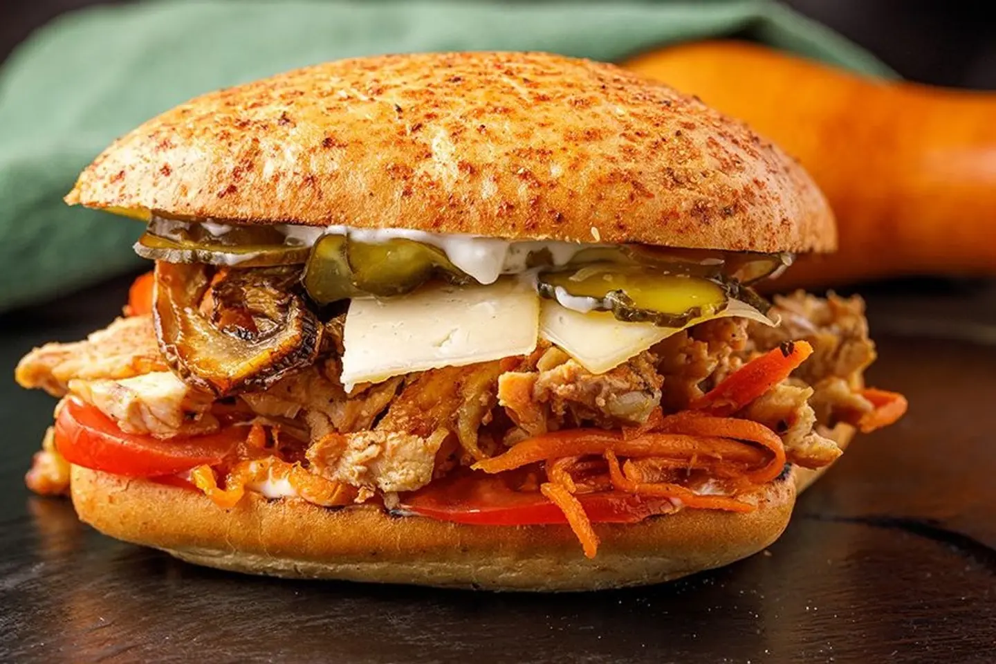 Chicken Shawarma Burger
