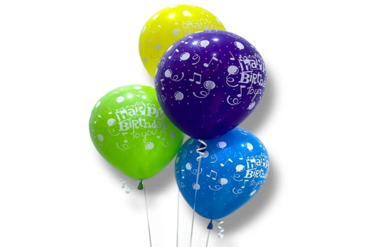 Helium Printed Balloons 'Birthday'