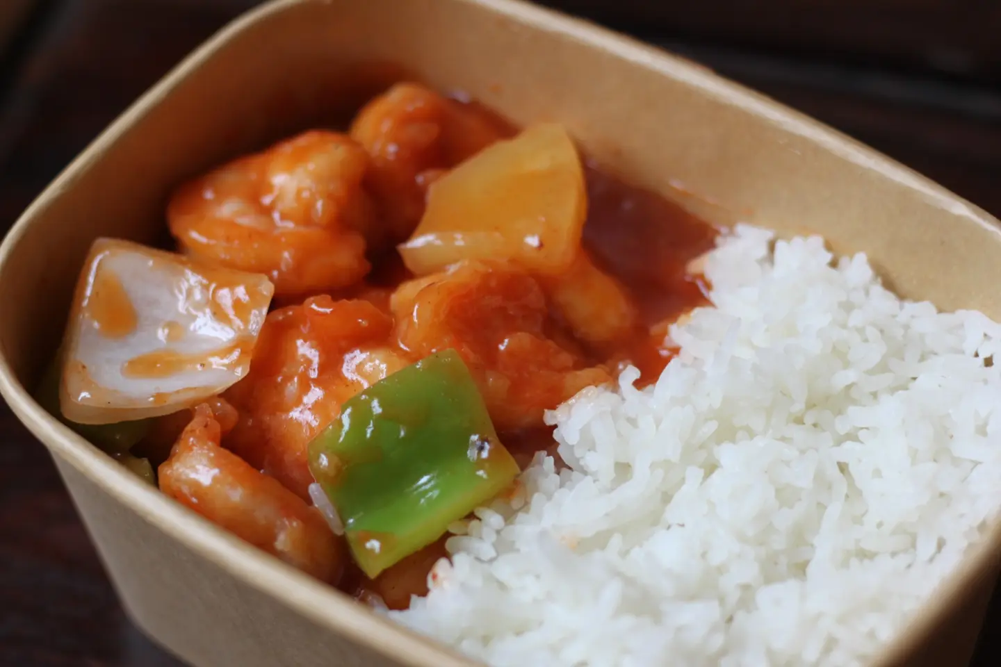 جمبري بالصلصة الحلوة وحلو