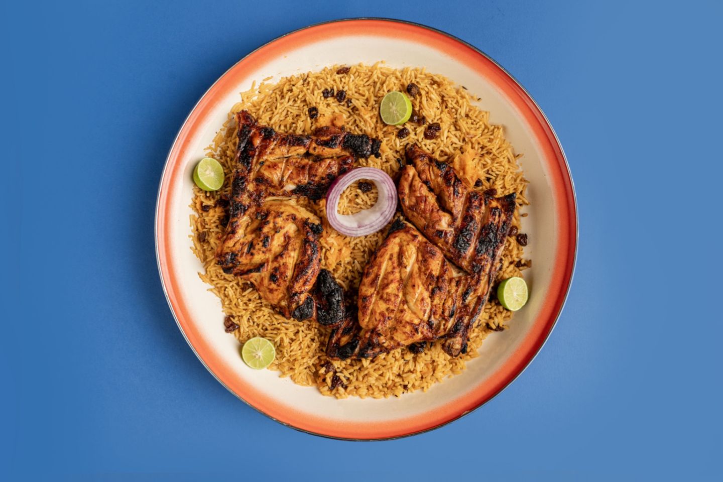 Charcoal Grilled Chicken With Rice