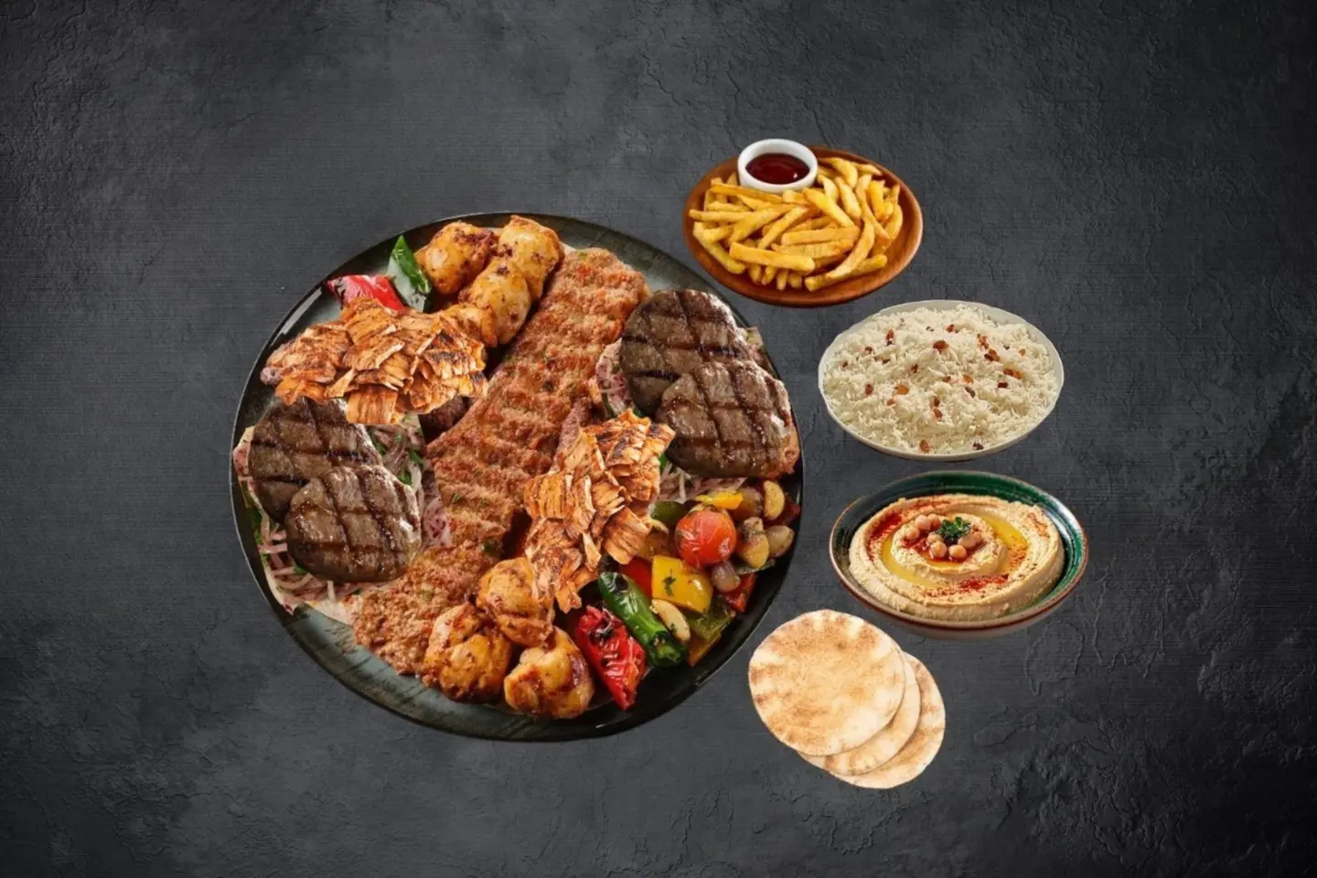 مزيج شواء لشخصين