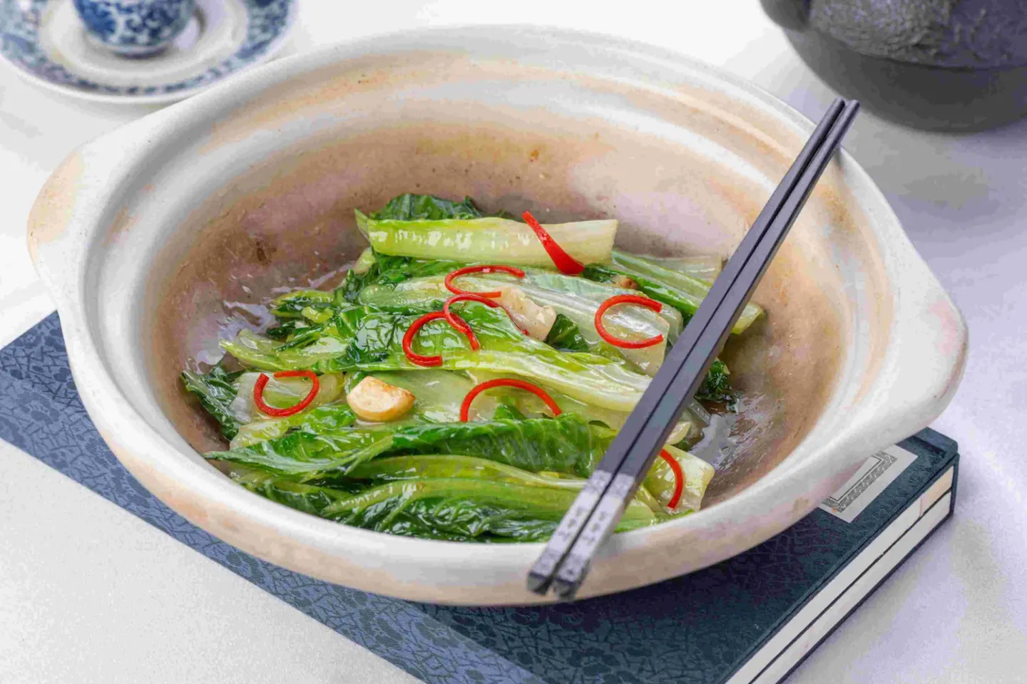 V5 Baked Romaine Lettuce In Clay Casserole