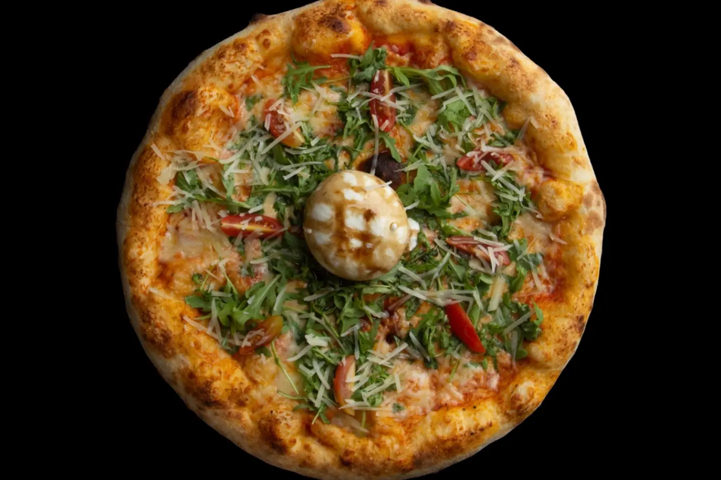 Fresh Burrata Cheese Pizza