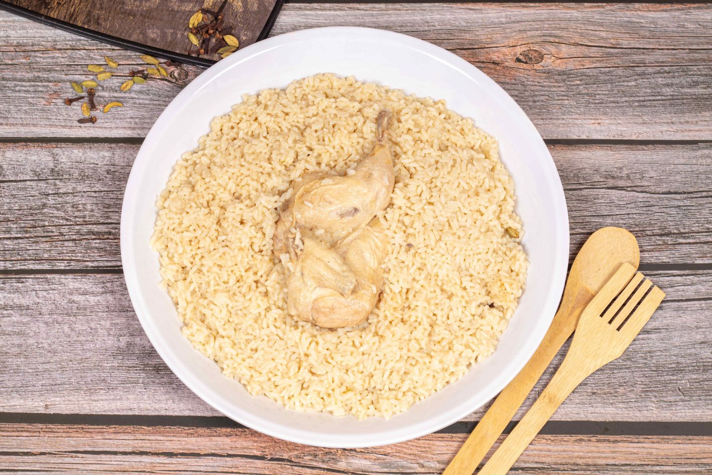 مضغوط العقبة دجاج - نص ابيض