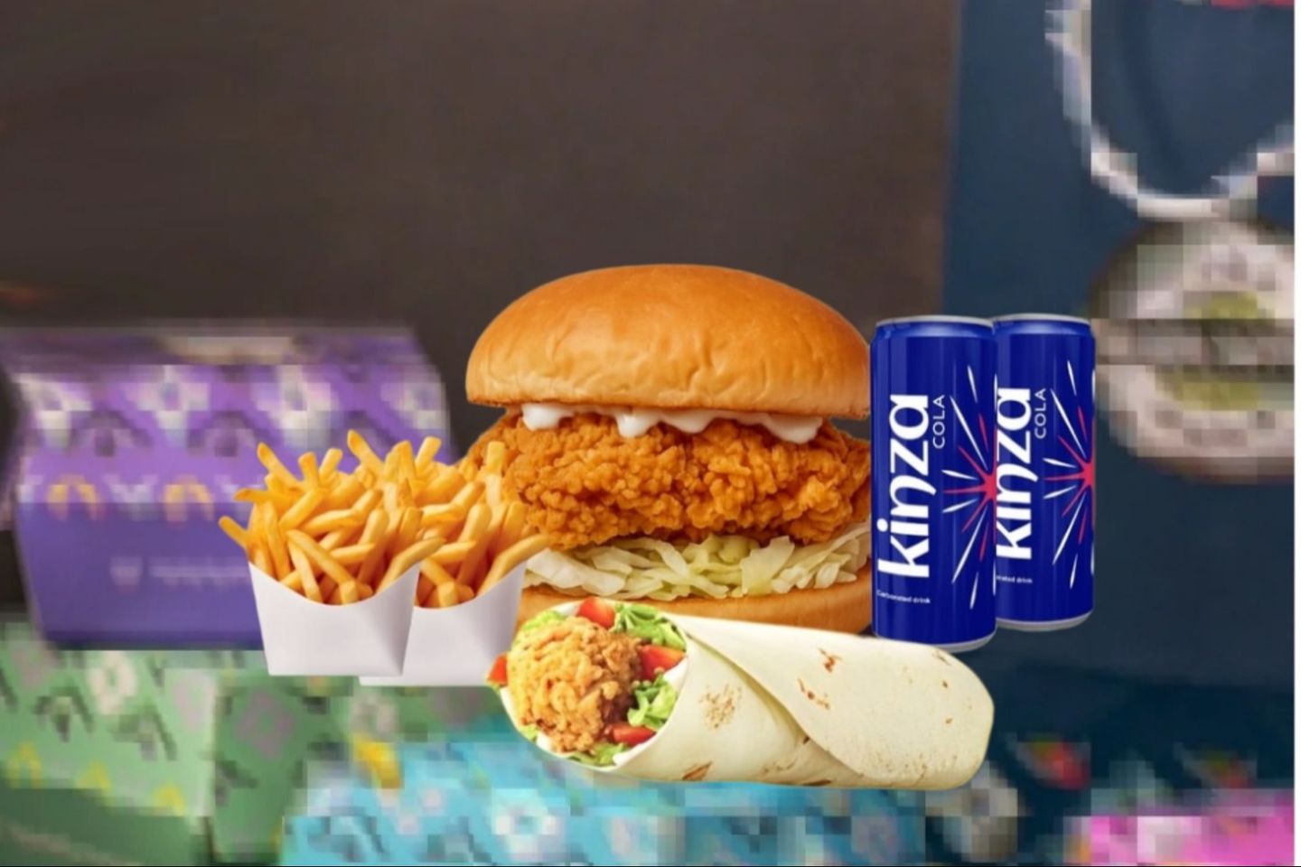 Chicken Crispy Burger With Wrap