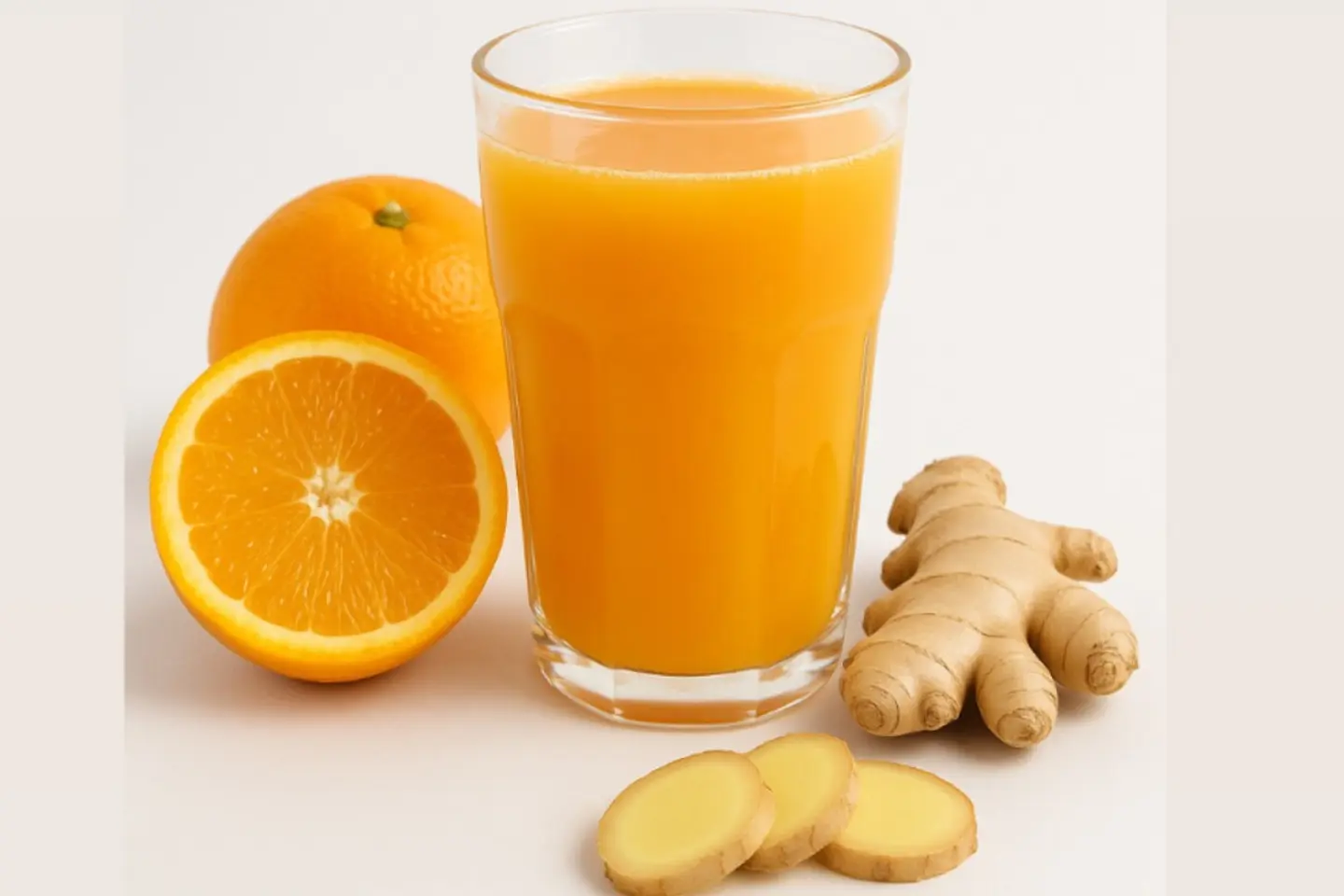 Orange With Ginger Juice