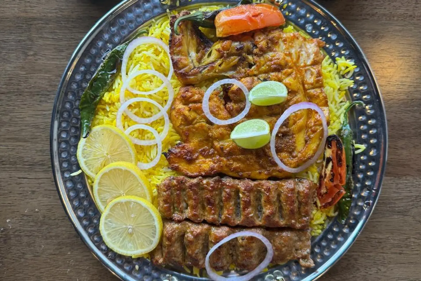 وجبة مشوية على الفحم لشخص واحد