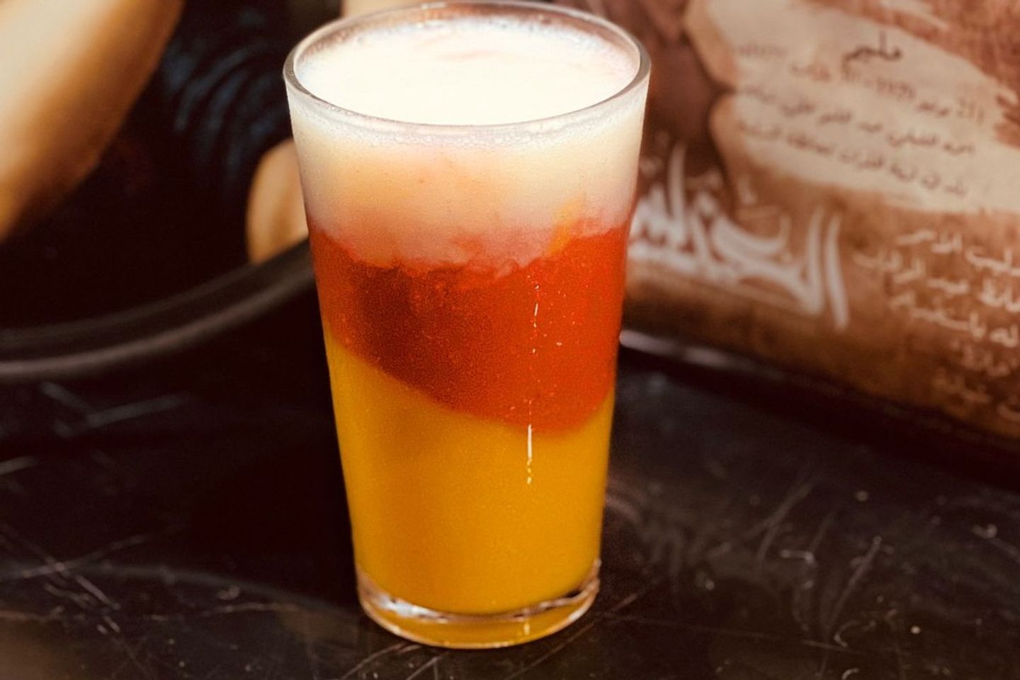 كوكتيل الطبقات الطازج