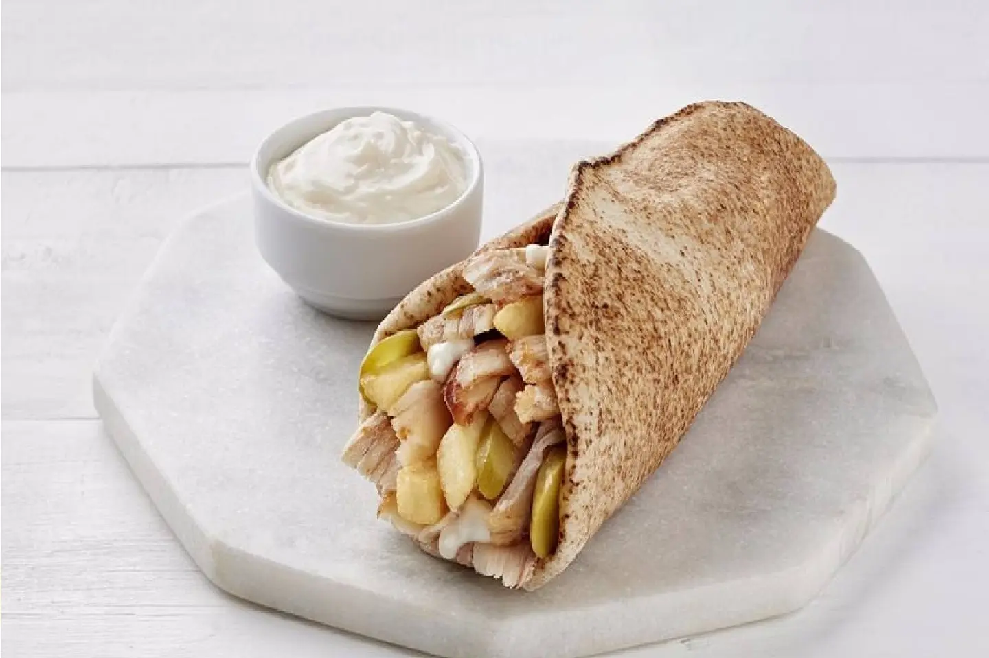 ساندويتش شاورما دجاج عادي