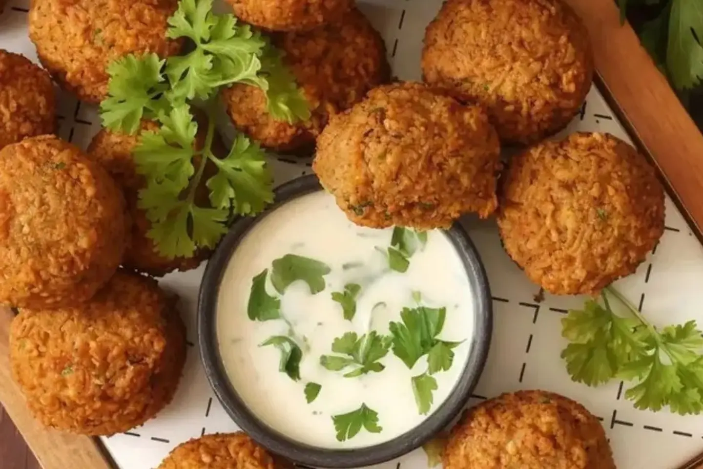 Four Falafel Pieces
