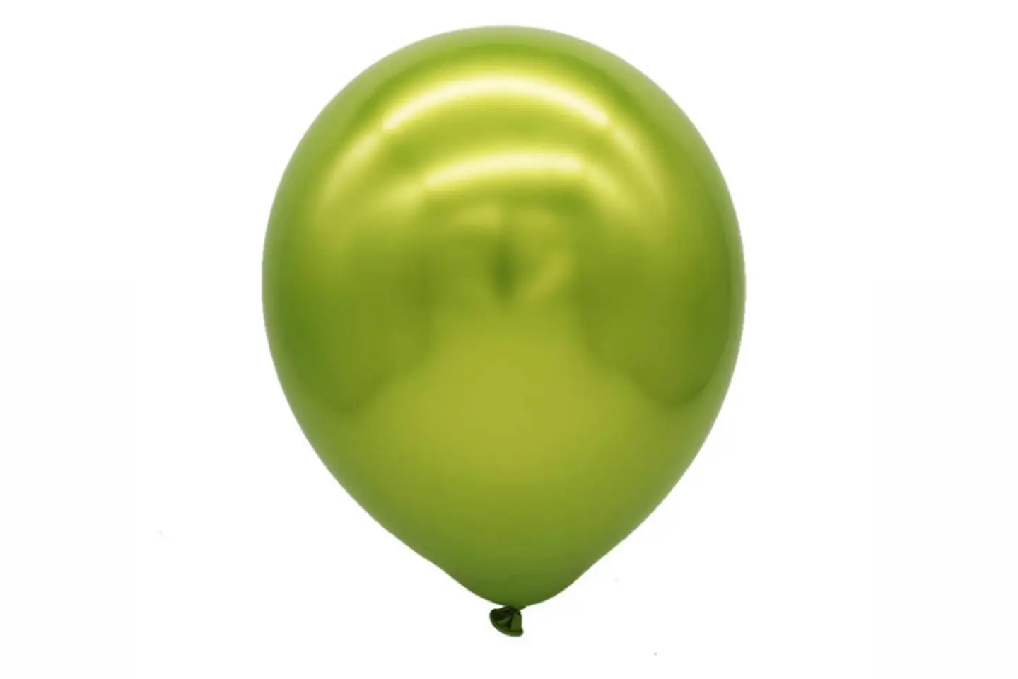 بالونات هيليوم لامعة باللون الأخضر الفستقي