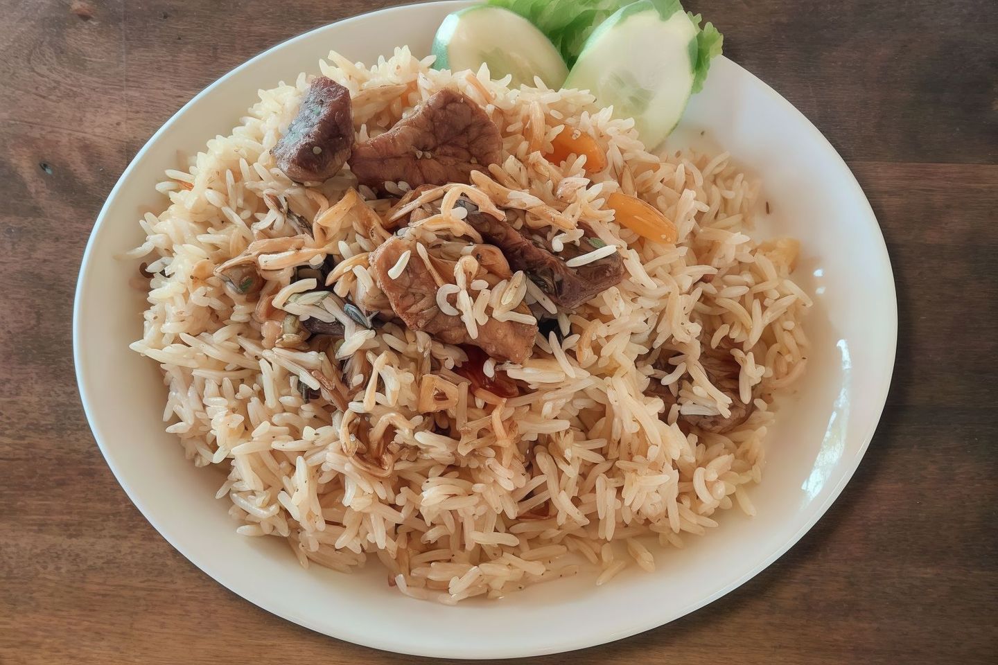 أرز لحم البقر
