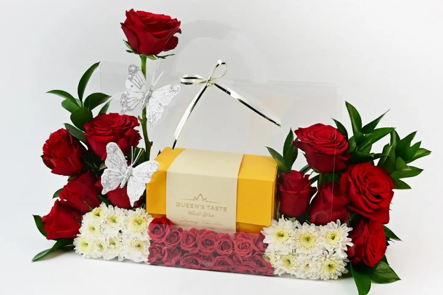 Choco Flower Box3 Rose And Chocolate Colors According To Availability7120