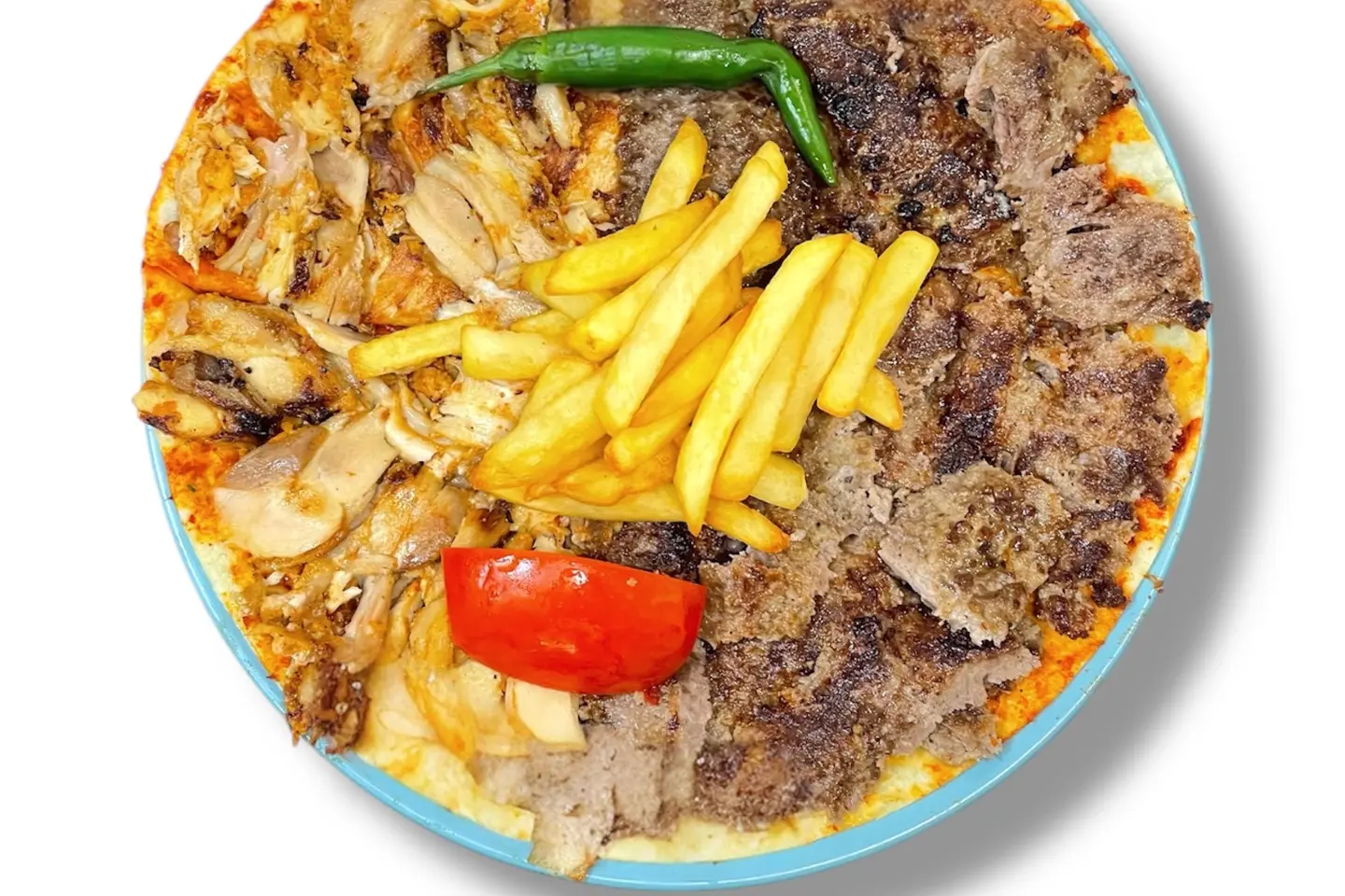صحن عربي مشكل مفروط