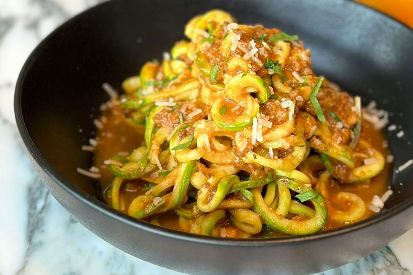 Zoodles Bolognese Keto