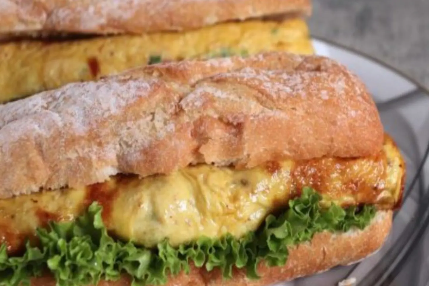 Cheese Omelet Sandwich