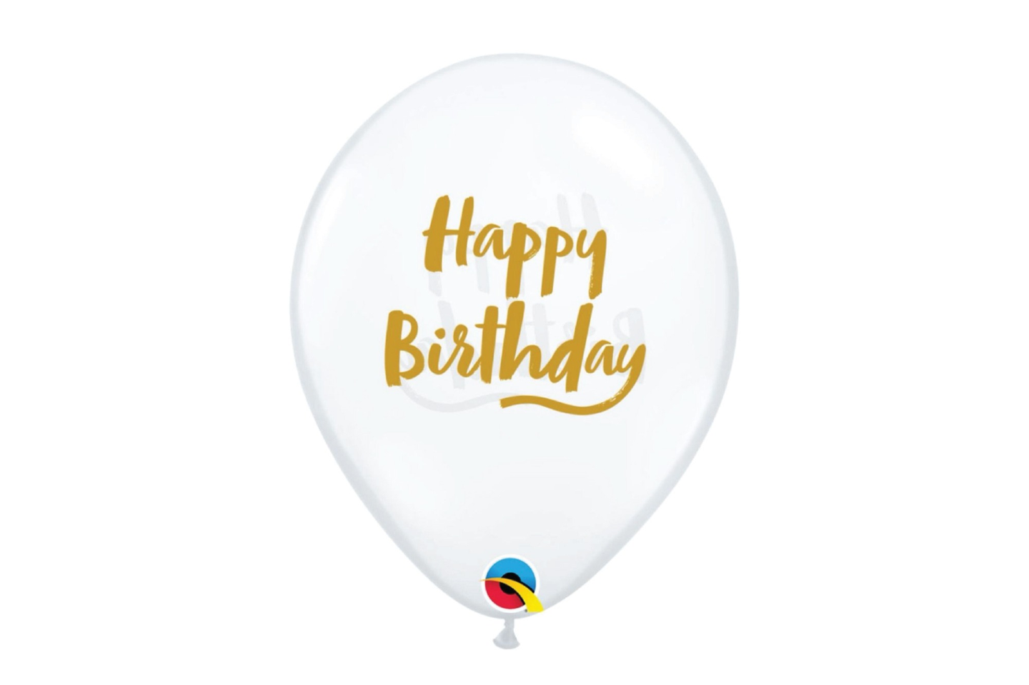 Transparent Happy Birthday Balloon