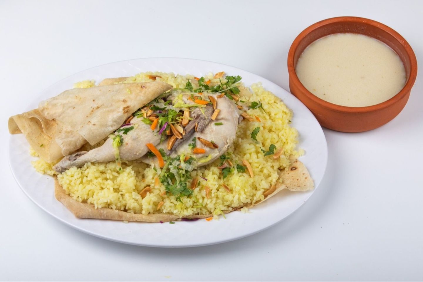 Half Mansaf Chicken With Rice
