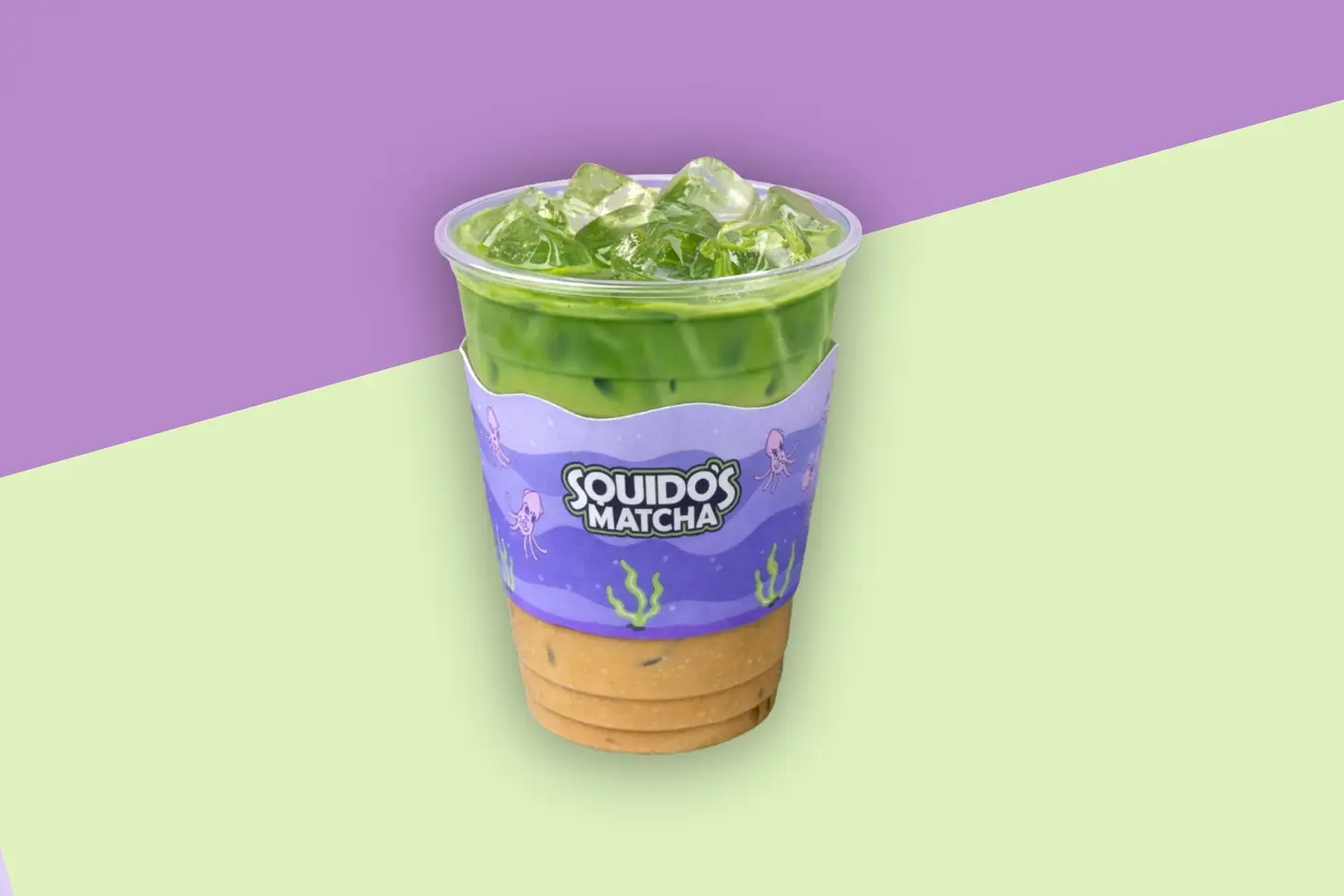 شاي كرك مع ماتشا