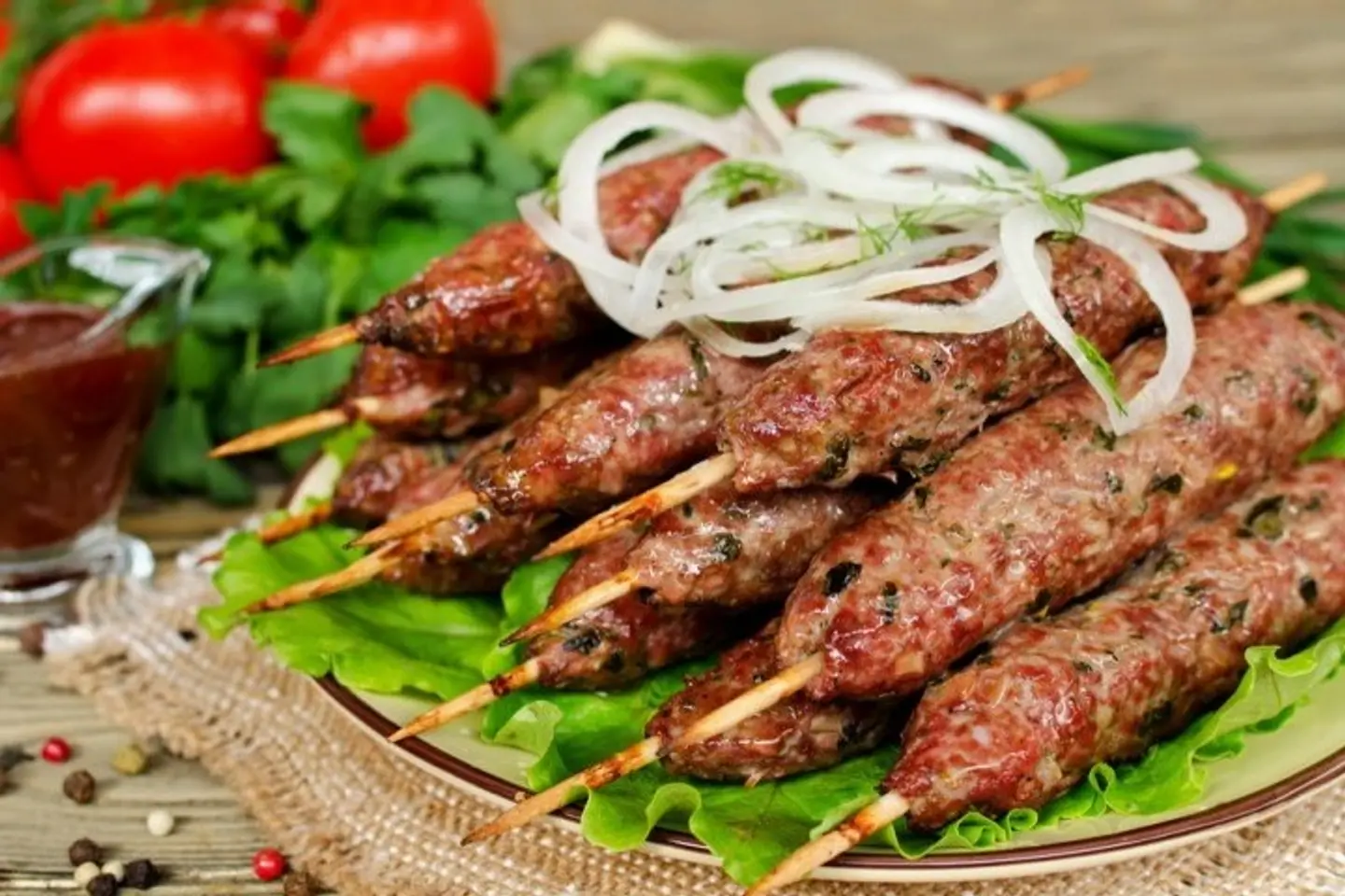 وجبة كباب تايم لحم ساندوتش
