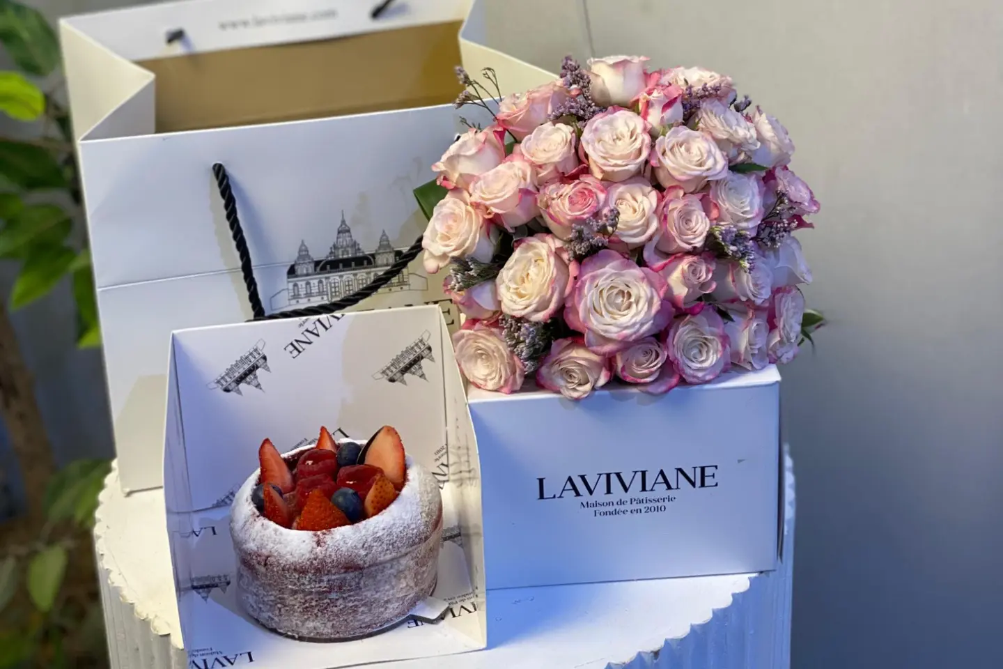 كيك لافيفيان مع تنسيق