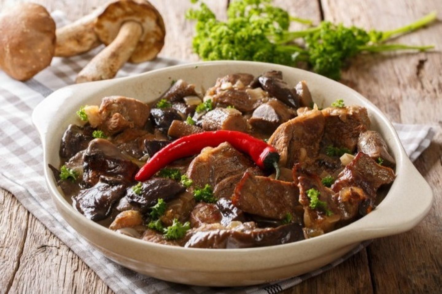وجبة افطار لحم بتلو