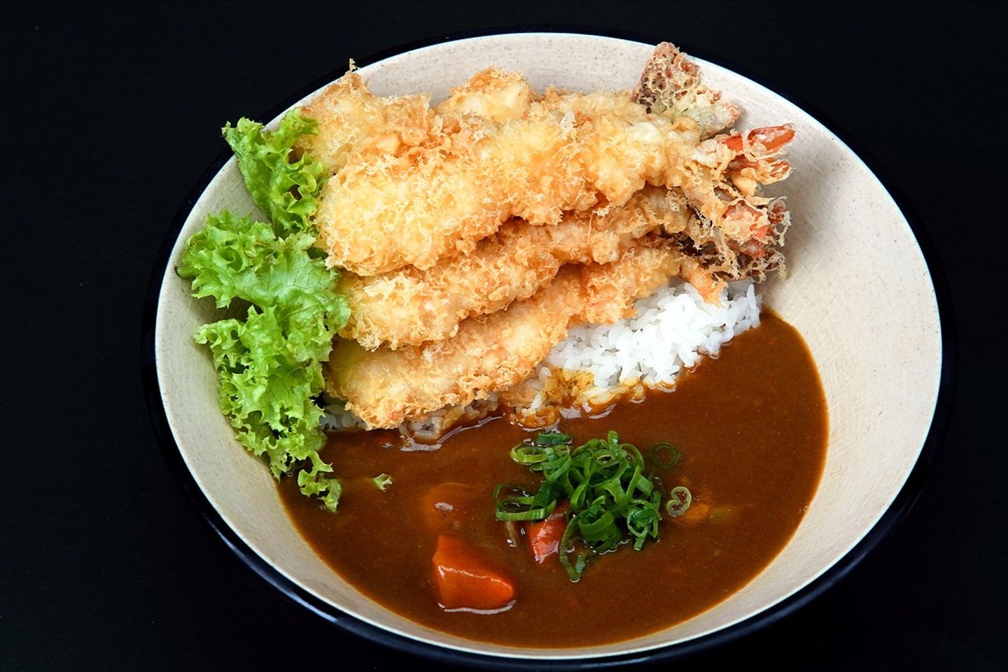 Curry Tempura With Rice