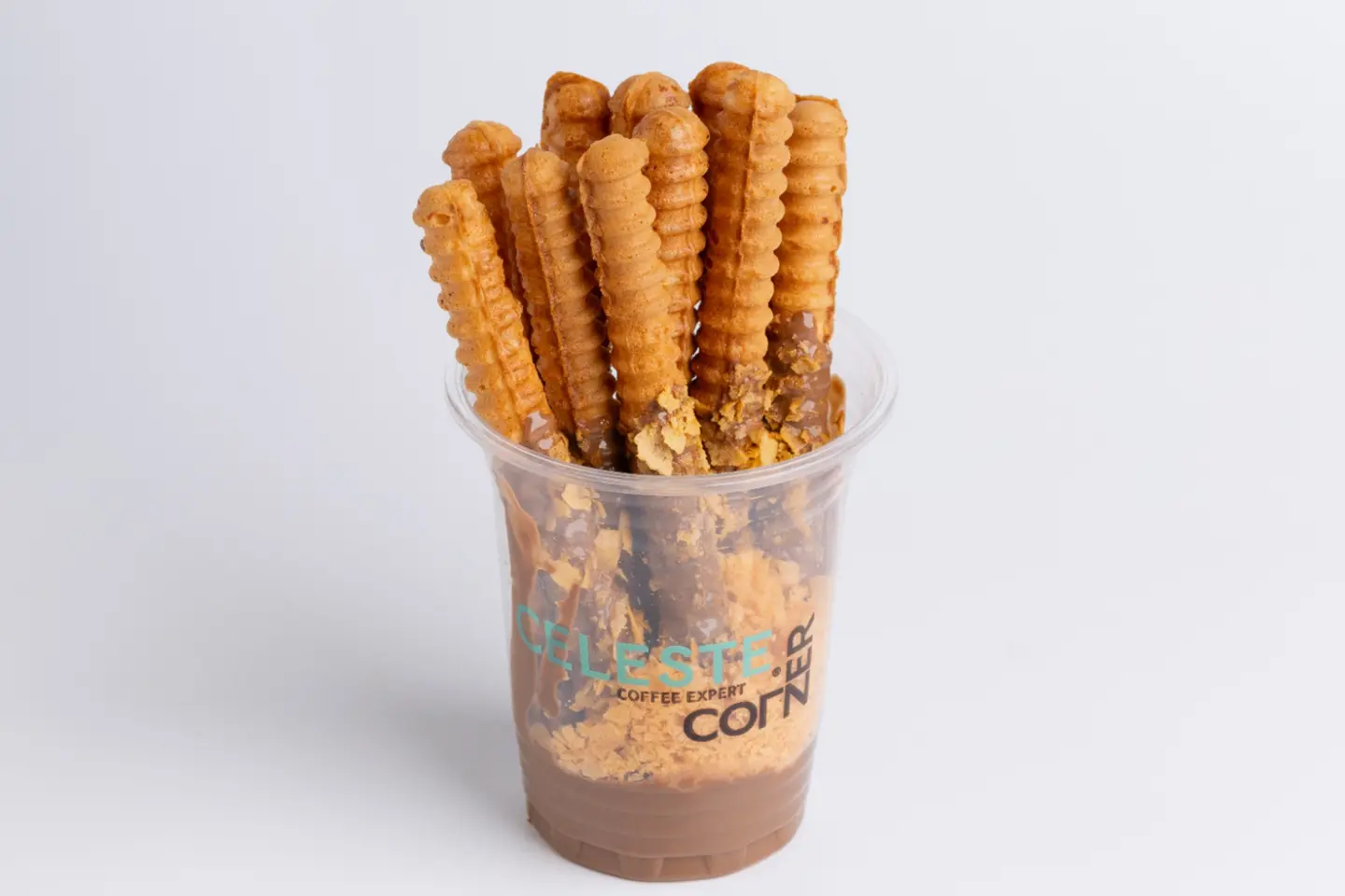 Waffle Fries With Belgian Chocolate