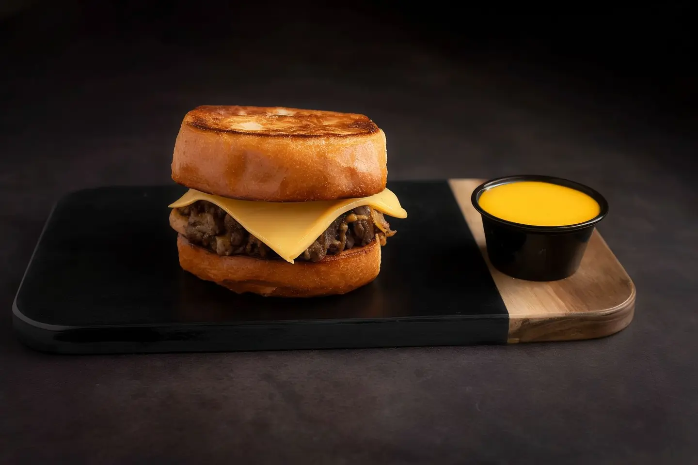 Brioche Cheesestake Meal