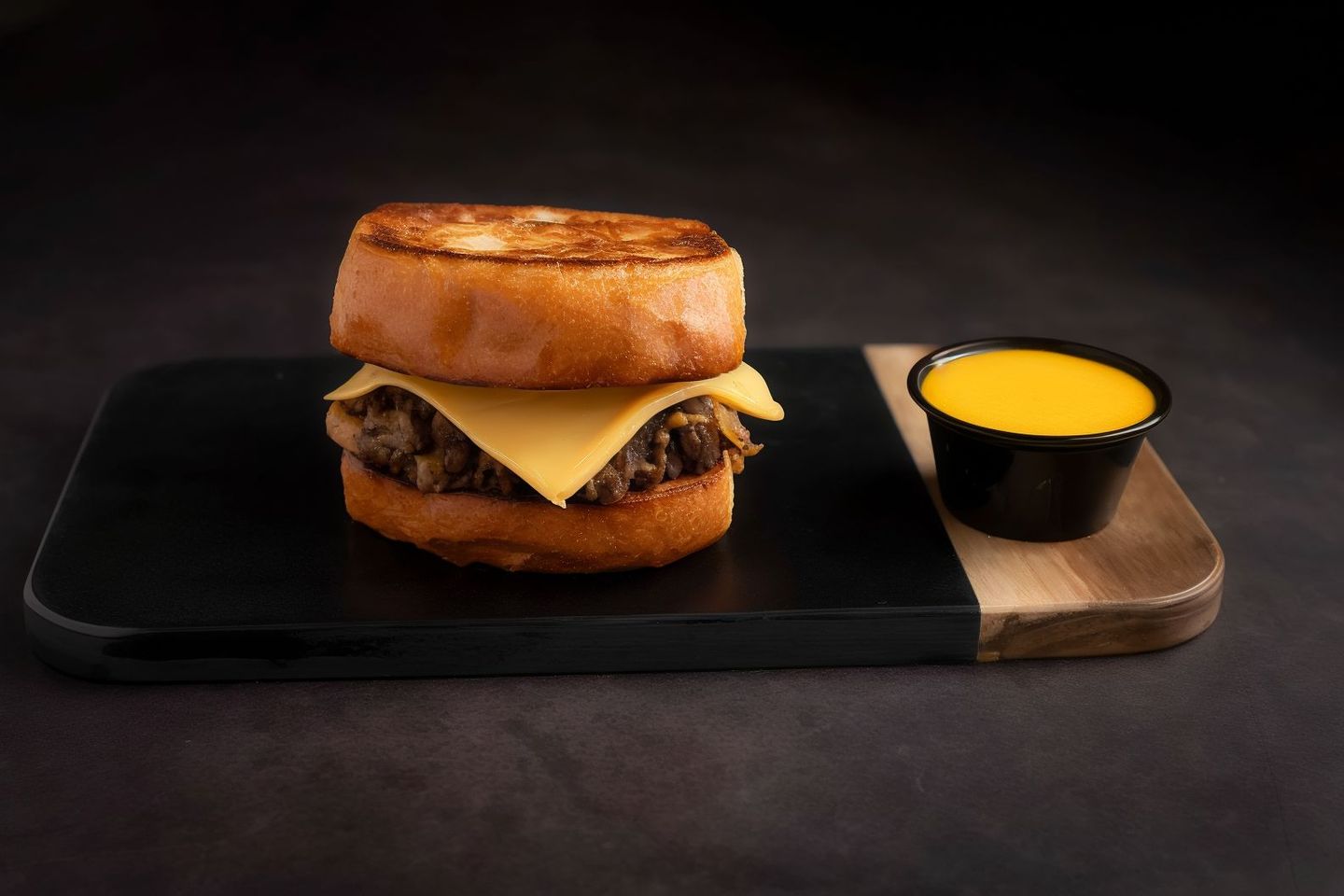 Brioche Cheesestake Meal