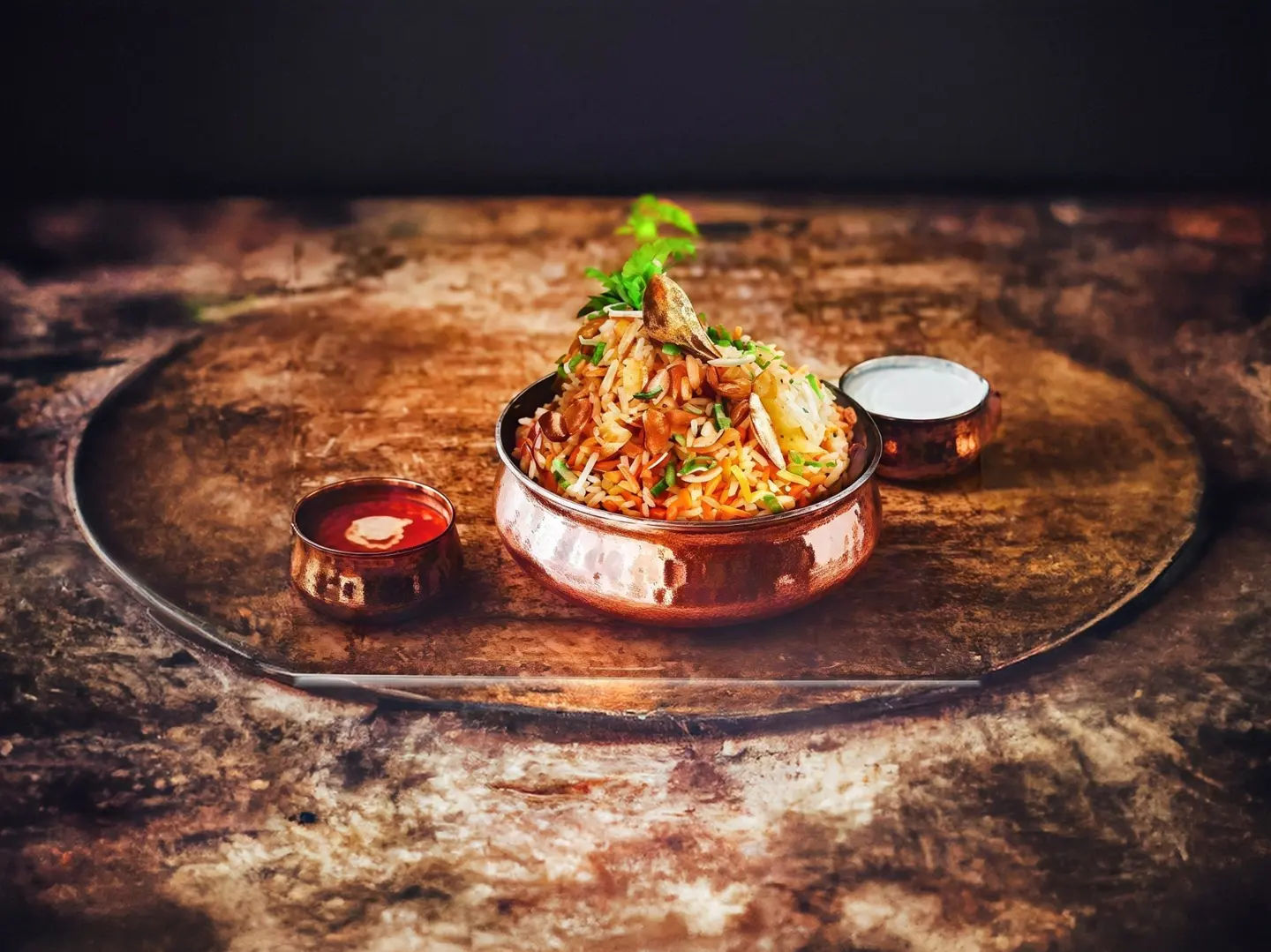 برياني دجاج بالعظم حجم صغير