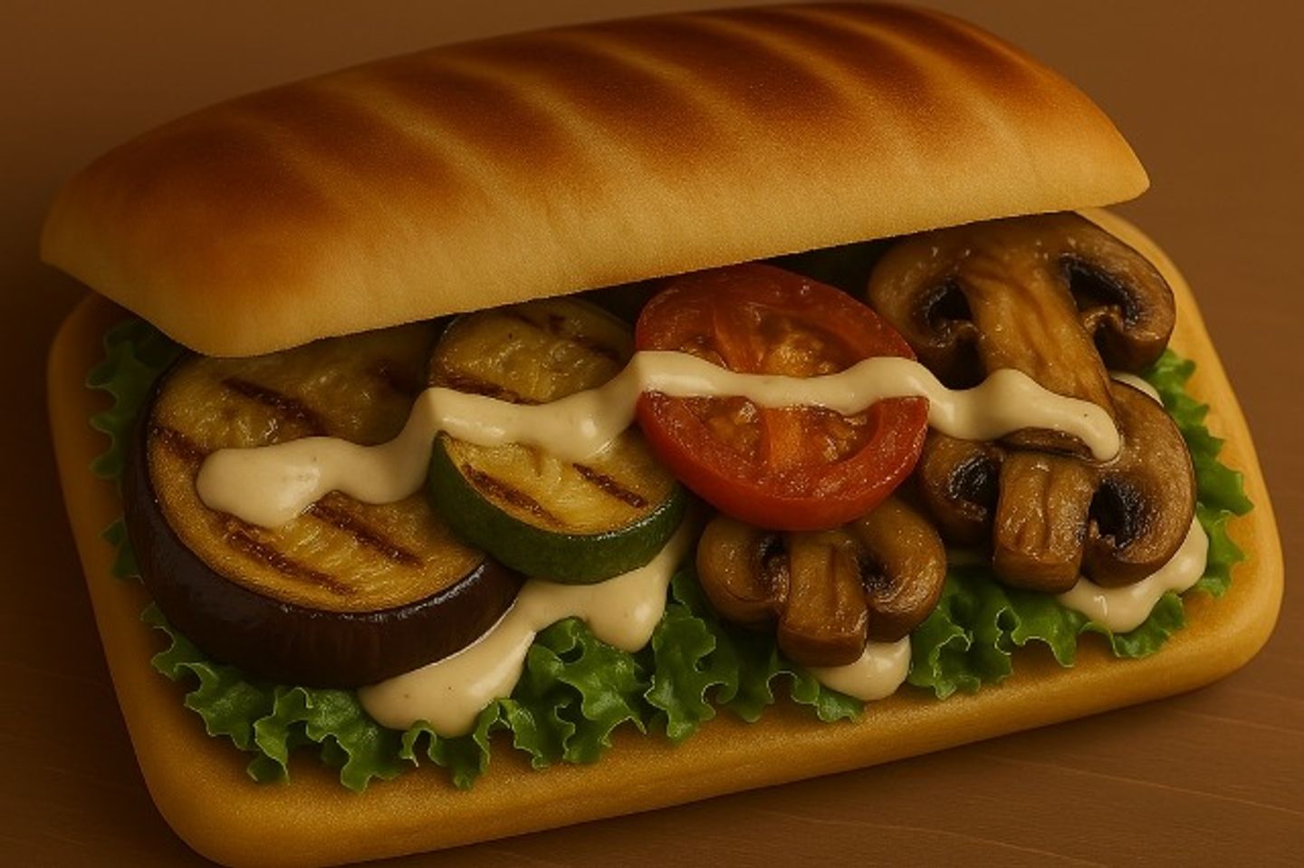 Roasted Veggie Sandwich