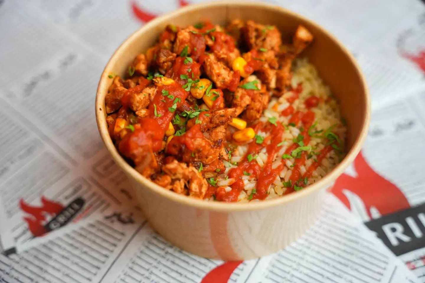 رز مع دجـاج مـكسيكي