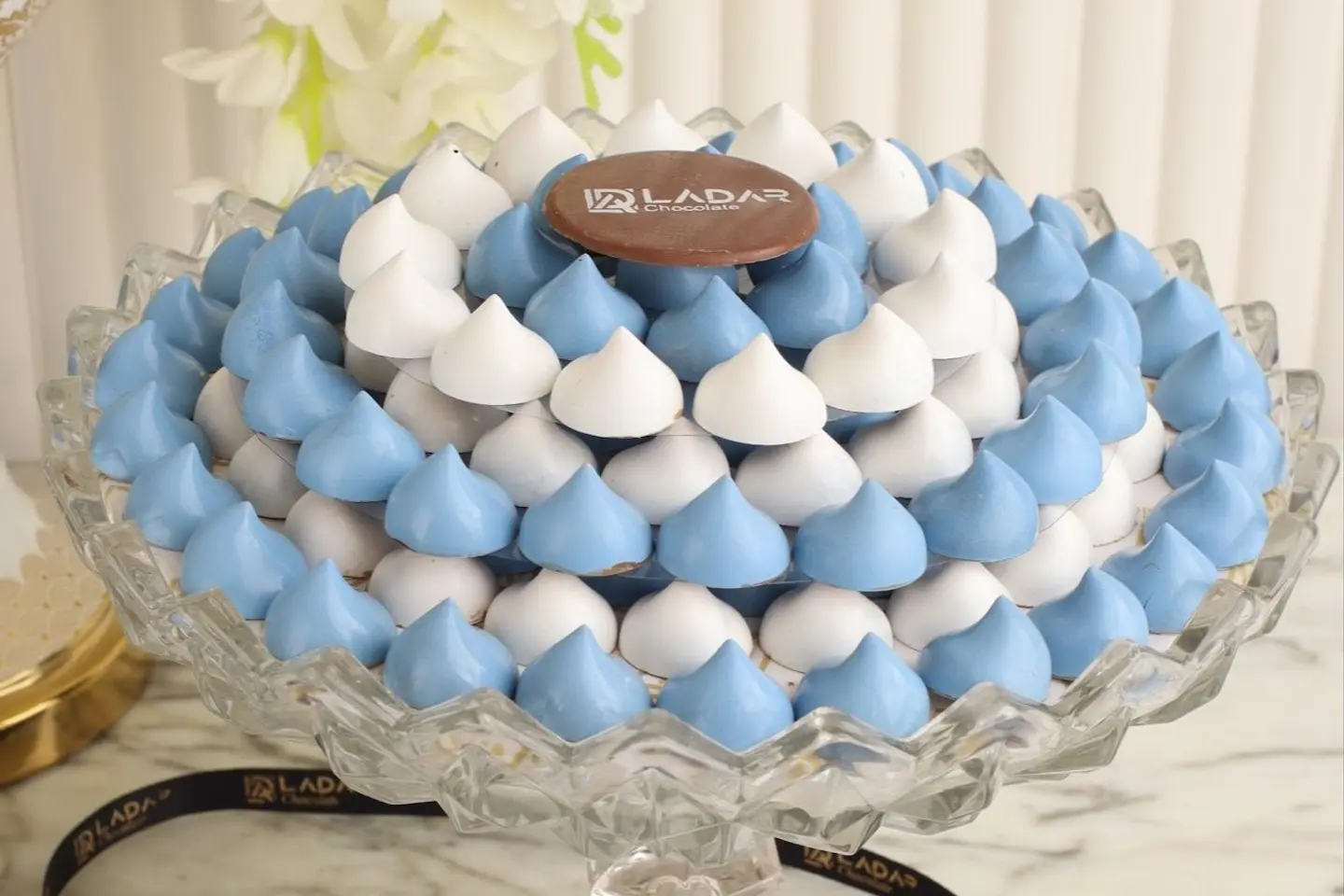 Blue Sky Chocolate Big Tray Luxury In The Colors Of The Sky