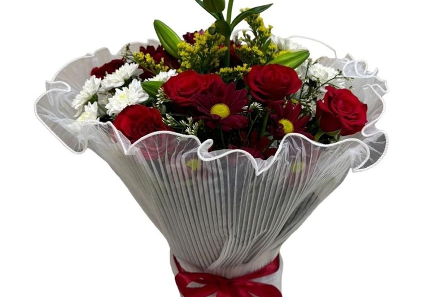 Mixed Red Rose Bouquet