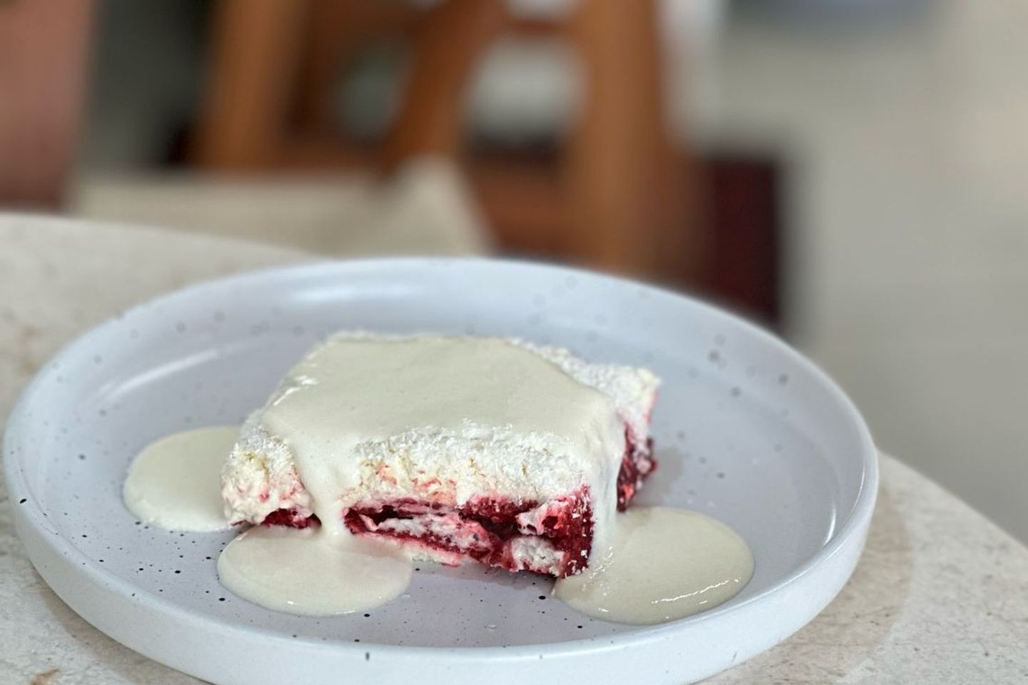 Coconut And Raspberry Dessert