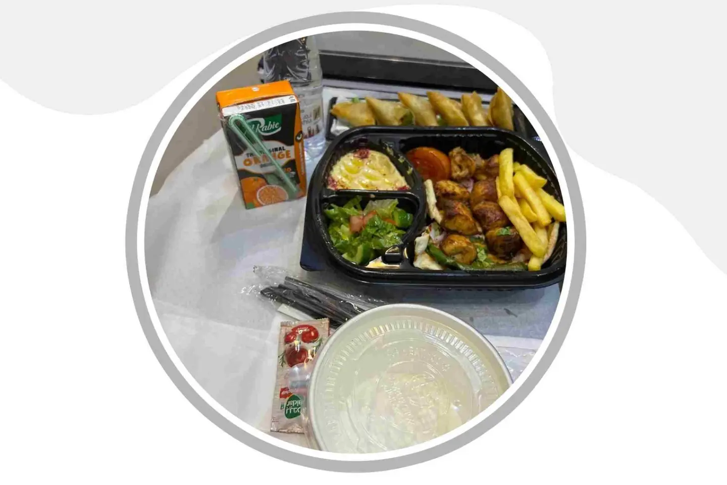 وجبة شيش طاووق