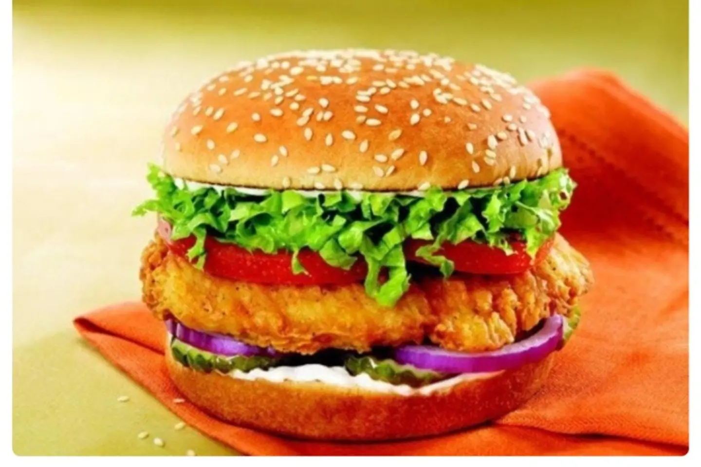 One Piece Of Beef Burger