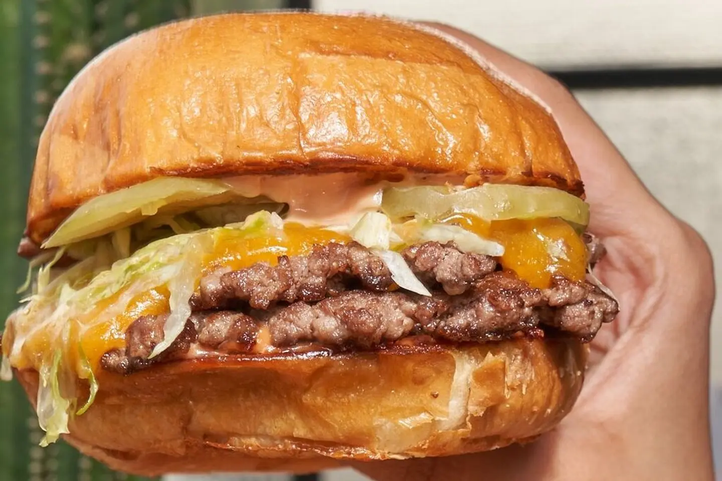 Double Beef Burger With Cheese